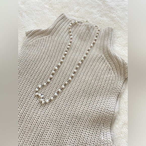 WILFRED Durandal sleeveless sweater in cream * Size XXS * - Picture 7 of 9